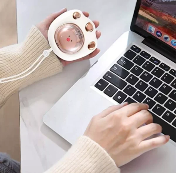 Calentador de Manos Recargable Kawaii | Portátil y Ecológico