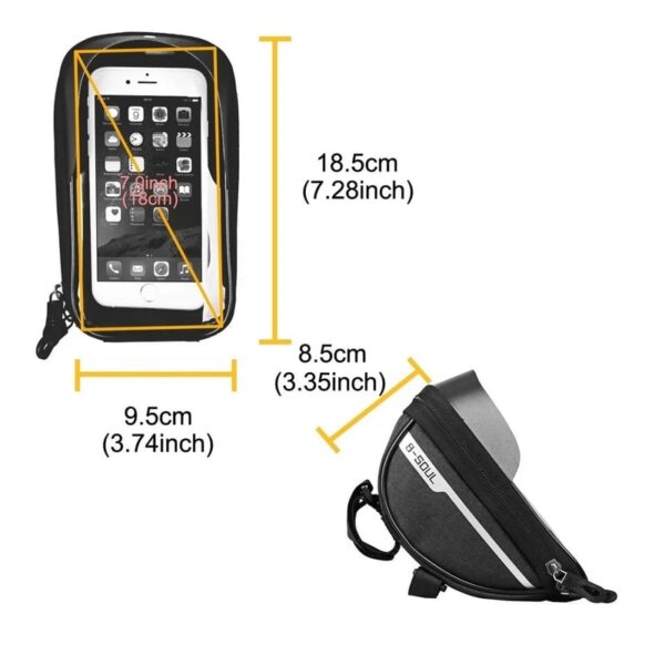 Soporte Celular Bicicleta/Moto | Impermeable y Táctil de 7 Pulgadas