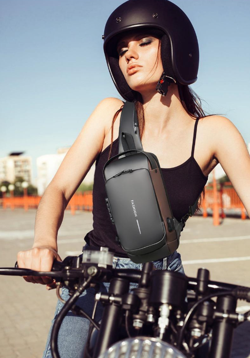 Bolso Bandolera Antirrobo Impermeable