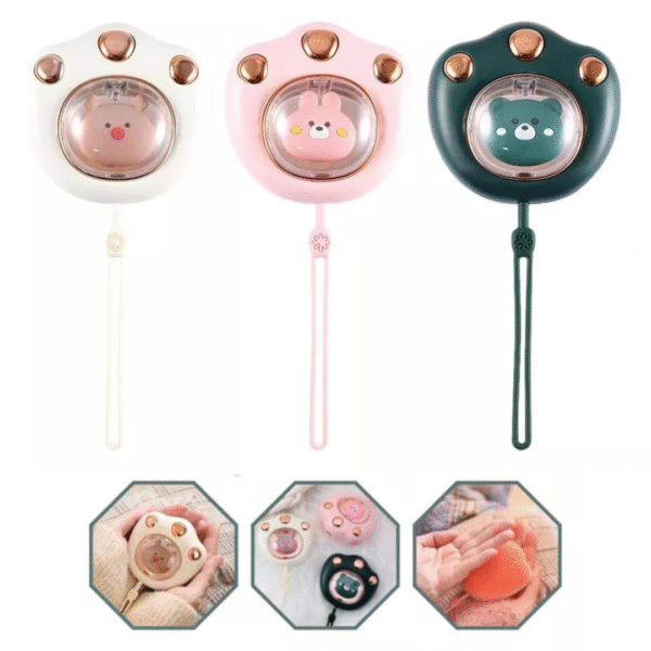 Calentador de Manos Recargable Kawaii | Portátil y Ecológico
