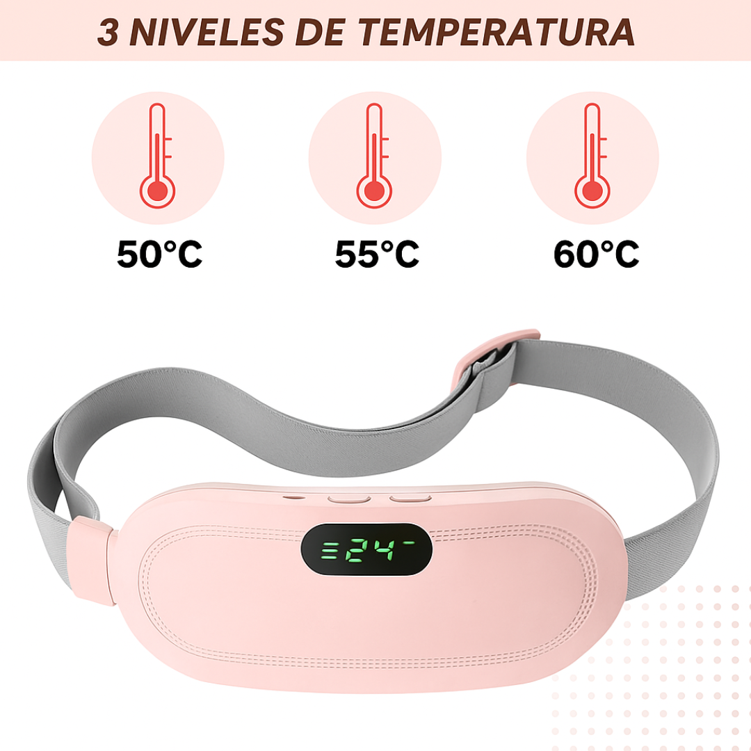 Cinturón Térmico Menstrual | Alivio Cólicos y Dolor Lumbar