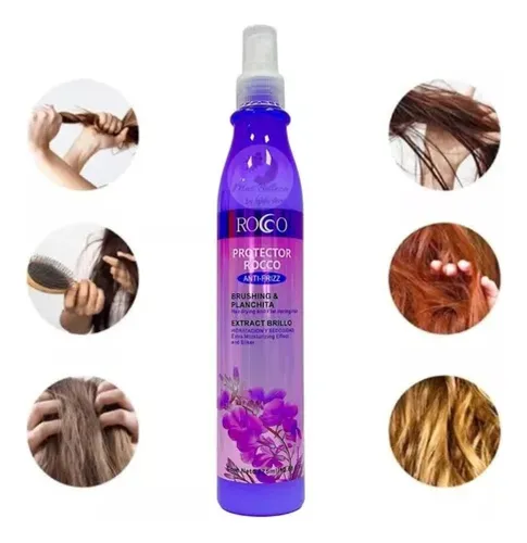 Protector Térmico Capilar Rocco Vegano | Anti-Frizz y Brillo 375ml