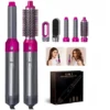 Cepillo Secador Set De Moldeador 5 En 1 Rizadoras  Profesional